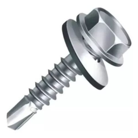 Parafuso Auto Perfurante 12x 3/4 Ch 5/16 100 Peças - Mdfer