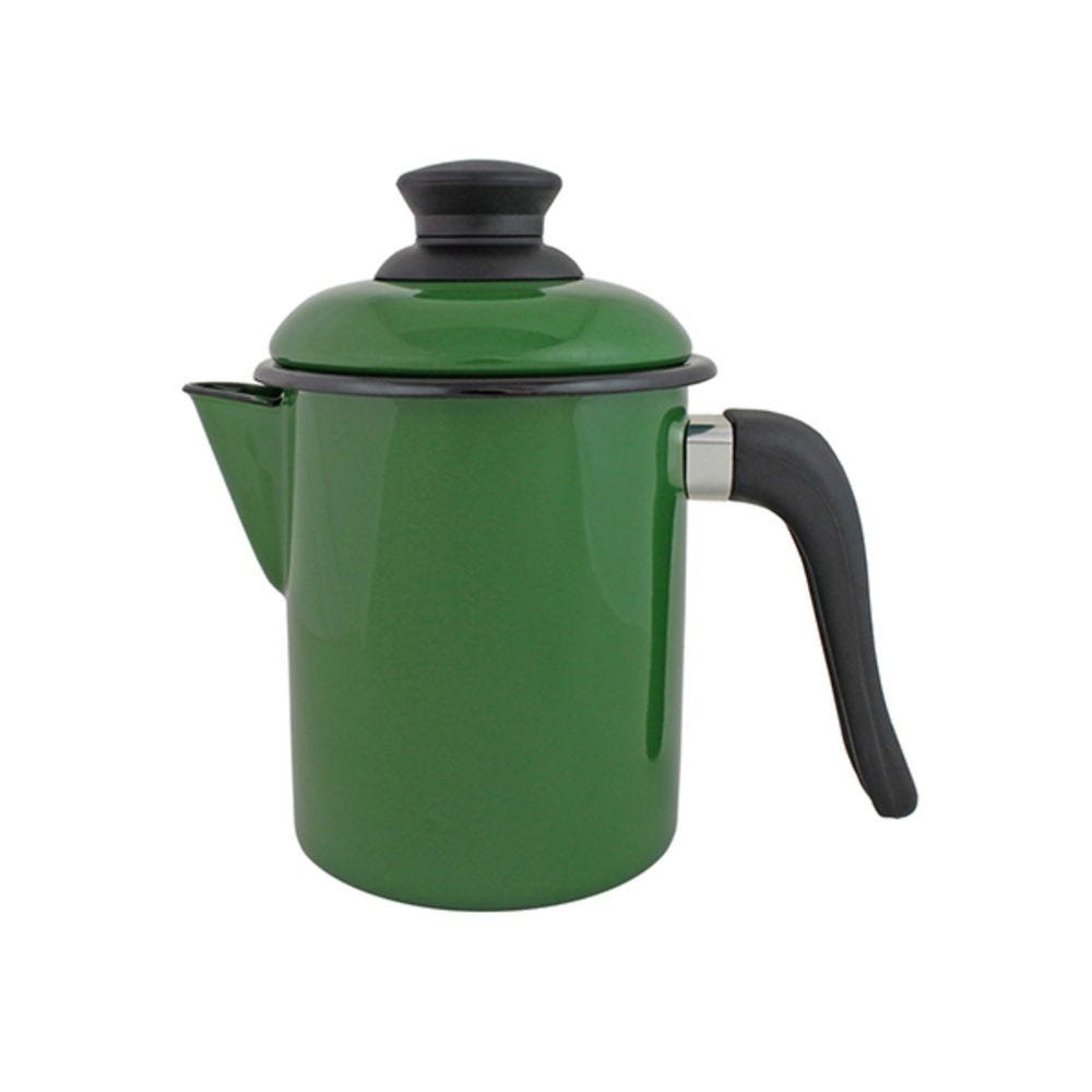 Leiteira Esmaltada 10\" verde Ewel