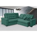 Ver imagem 1 de Sofá Manchester 2.63x2.63m de Canto, Retrátil e Reclinável - Verde