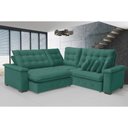 Ver imagem 3 de Sofá Manchester 2.63x2.63m de Canto, Retrátil e Reclinável - Verde
