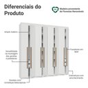 Ver imagem 5 de Guarda-Roupa Casal 8 Portas Batentes Saturno Madesa