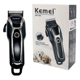 MAQUINA DE TOSA SEM FIO PROFISSIONAL PARA PETS KEMEI KM-1991 - 2