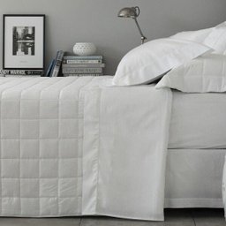 Colcha Buddemeyer Queen 300 fios Damask Stripes - Branca - 5