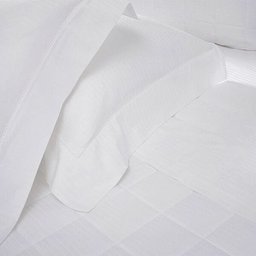 Colcha Buddemeyer Queen 300 fios Damask Stripes - Branca - 4