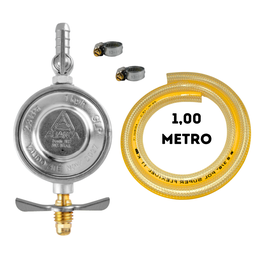 Kit Instalação Gás Registro Aliança 1kg e Mangueira Multi 1m - 2