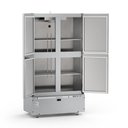 Ver imagem 3 de Mini Câmara 4 Portas Resfriados 744l Inox 0 a 7ºc Ar Forçado Motor Inferior Mcr4p - Refrimate