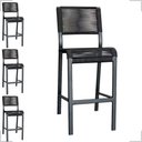 Ver imagem 1 de Kit 4 Banquetas Alta para Cozinha Bar Balcão Bistrô