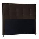 Ver imagem 6 de Kit Cabeceira e Calçadeira Baú Casal 1,40m Berlim Suede - Pallazio Cor Marrom