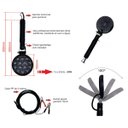 Ver imagem 2 de Cilibrim Holofote Portátil 12v 24v 42w Lanterna para Lancha