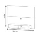 Ver imagem 2 de Painel Eros para TV até 43 Polegadas - Nogal