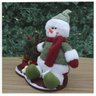 Decoração Boneco Natal Boneco de Neve Tecido Natalino 28cm - 3