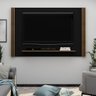 Painel Suspenso para TV até 51 Polegadas - Gelius Florida 160cm - Preto/Madeirado - 1