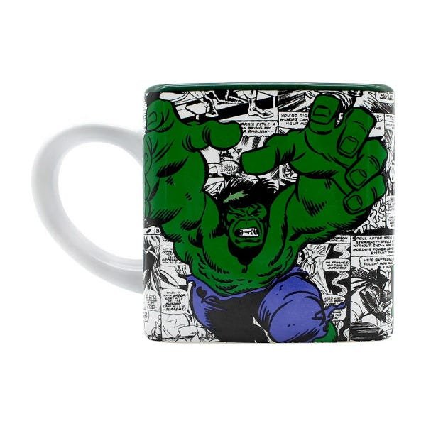 Caneca Cubo 300ML Hulk Heróis - 2