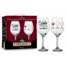 Conjunto 2 Taças de Vinho - A Vida é Feita Escolhas - 1