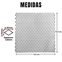 Tela Mosquiteira para Ralo Anti Insetos 10x10 Proteção Casa - 3