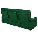 Ver imagem 7 de Poltrona do Papai Reclinável Mallie 3 Lugares Baú Usb Fh9 Pu Verde Musgo - Mpozenato