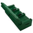 Ver mais imagens de Poltrona do Papai Reclinável Mallie 3 Lugares Baú Usb Fh9 Pu Verde Musgo - Mpozenato