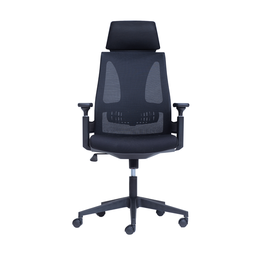 Cadeira de Escritório Ergonômica Nr17 Giratória Office Toledo com Encosto e Braços 3d Rivatti Preta - 5