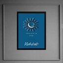 Ver imagem 2 de Quadro Maktub - Estava Escrito Nas Estrelas 45x34cm - com Vidro:madeira Branca