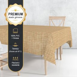 Toalha Mesa Térmica + Grossa Premium Cambraia Bg 1,40X2,20 - 2