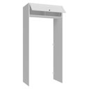 Ver imagem 5 de Porta-Geladeira 103 cm 1 Porta Basculante Branco Vik Madesa Branco