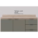 Ver imagem 4 de Tampo P/ Balcão Cozinha Firenze 120cm Amêndola Touch - Demóbile
