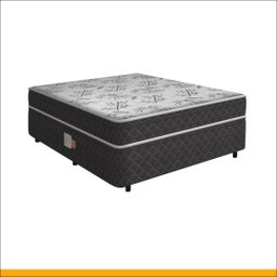 Cama Box Conjugada Ortopedica de Espuma Casal Lucas Home Unique 138 Cm - 2