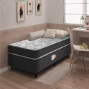 Ver imagem 1 de Cama Box Conjugada Ortopédica Solteiro de Espuma Lucas Home Unique 88 Cm