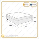 Ver imagem 5 de Cama Box Conjugada de Espuma D28 Ortopédica Unique Viúva 128cm