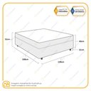 Ver imagem 4 de Cama Box Conjugada de Espuma D28 Ortopédica Unique Viúva
