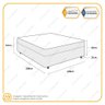 Cama Box Conjugada de Espuma D28 Ortopédica Unique Viúva - 4