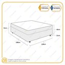 Ver imagem 5 de Cama Box Conjugada de Espuma D28 Ortopédica Unique Viúva 128 cm