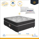 Ver imagem 3 de Cama Box Conjugada Viúva Ortopédica D28 com Travesseiros Unique 128x188x52cm