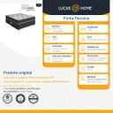 Ver imagem 7 de Cama Box Conjugada Viúva Ortopédica D28 com Travesseiros Unique 128x188x52cm