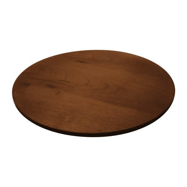 Prato giratório para servir na mesa de jantar laminado 50 cm - Castanho - 2