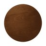 Prato giratório para servir na mesa de jantar laminado 50 cm - Castanho - 1