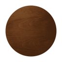 Ver imagem 1 de Prato giratório para servir na mesa de jantar laminado 50 cm - Castanho