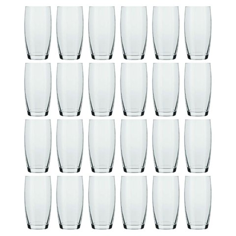 Jogo de Copos Nadir Long Drink Oca 400ml Vidro com 24 Peças