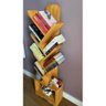 Porta Livros Suporte Estante Em Madeira Escura - 3