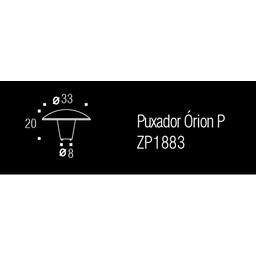 Puxador Ponto Orion 33x20mm Vecchio Cobre Zen Design Zp1883.648 - 3