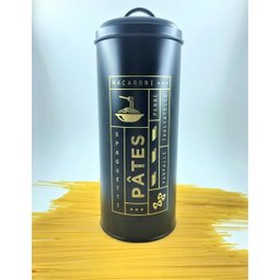 Pote Porta Macarrão Espaguete em Metal Black La Petite - 3