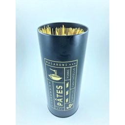 Pote Porta Macarrão Espaguete em Metal Black La Petite - 4