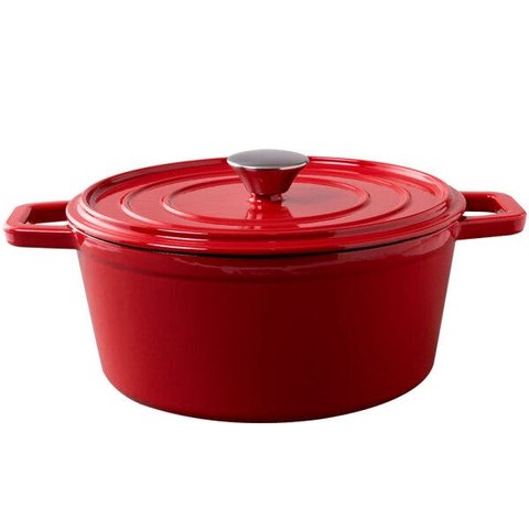 CaÇArola SautÉ 4,80 Litros Ferro Vermelho Brinox 57503/152
