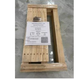 Sapateira, Estante, Organizador Madeira de Pinus 3 Prateleiras, 9 Pares de Sapato - 4
