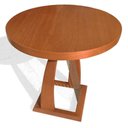 Ver mais imagens de Mesa De Apoio Saibi Ozki 60 Cm Madeira Eucalipto Cedro Corda Redonda Rami