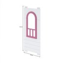 Ver imagem 6 de Bicama Infantil Casinha com LED e Janela New Garden Casatema MadeiraOriginals Rosa/Marrom