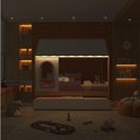 Ver imagem 2 de Bicama Infantil Casinha com LED e Janela New Garden Casatema MadeiraOriginals Rosa/Marrom