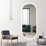 Espelho Lapidado Oval Iluminado com led frio - 50x120cm Woodglass oval led frio 50x120cm - 1