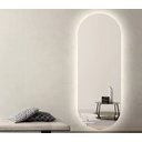Ver imagem 6 de Espelho Lapidado Oval Iluminado com led frio - 50x120cm Woodglass oval led frio 50x120cm