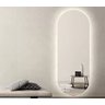 Espelho Lapidado Oval Iluminado com led frio - 50x120cm Woodglass oval led frio 50x120cm - 6